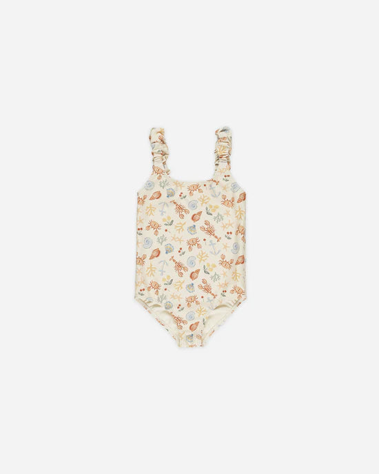 Rylee+Cru Scrunch One-Piece - Nautical