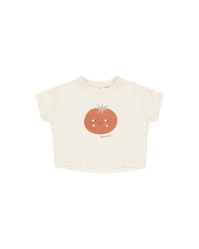 Rylee+Cru Boxy Tee - Tomato