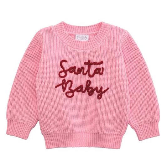 Santa Baby Chainstitch Sweater