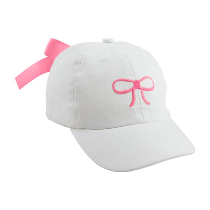 Bow Embroidered Hat