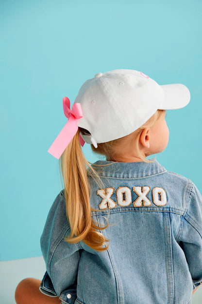 Bow Embroidered Hat