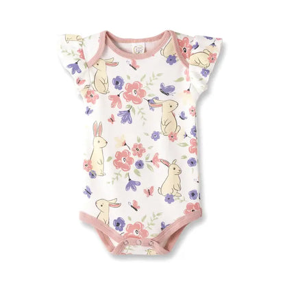 Easter Garden Cotton Bodysuit