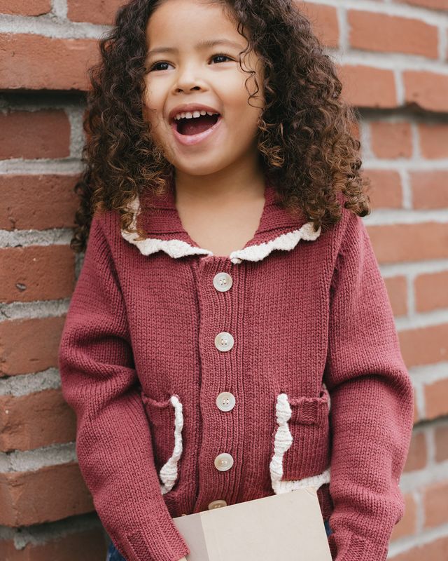 Rylee+Cru Collared Cardigan