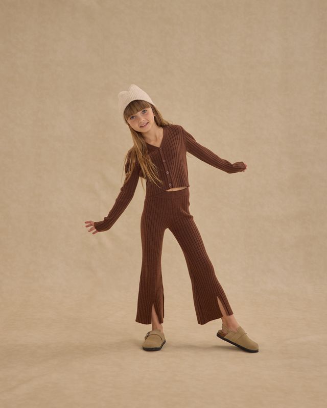 Rylee+Cru Long Sleeve Knit Button Top