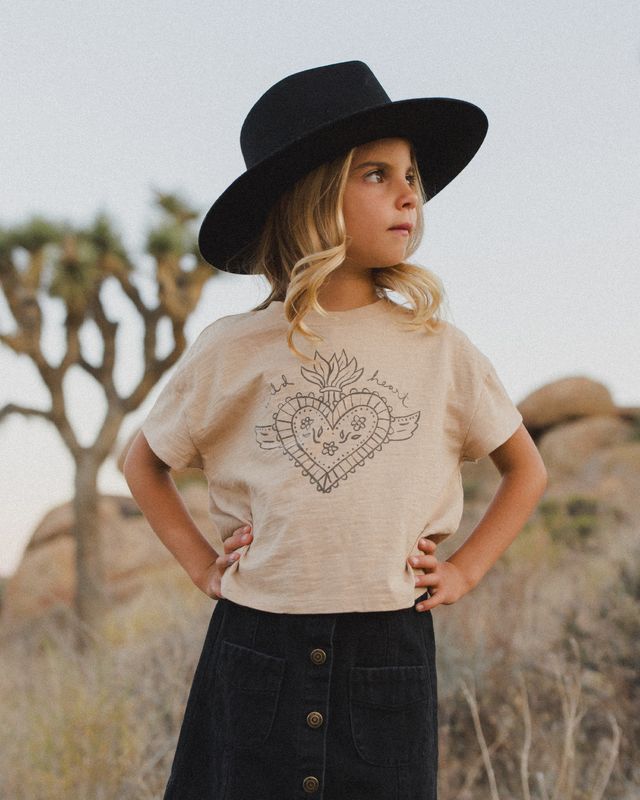 Rylee + Cru Boxy Tee Wild Heart