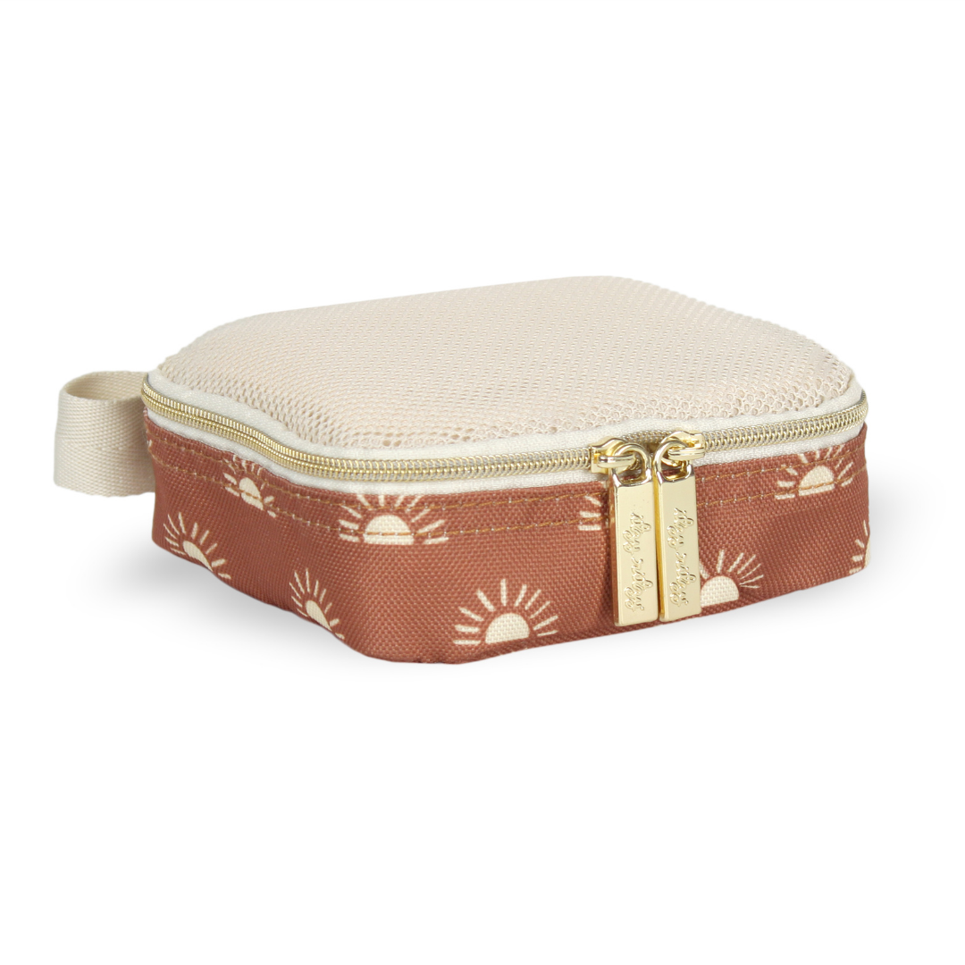 Pack Like a Boss Terracotta Sun Diaper Bag Packing Cubes