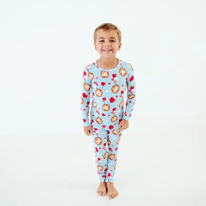 Animal Valentine Two Piece PJ Sets