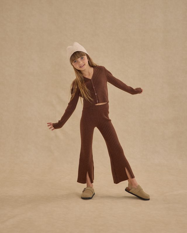 Rylee+Cru Flare Knit Pant