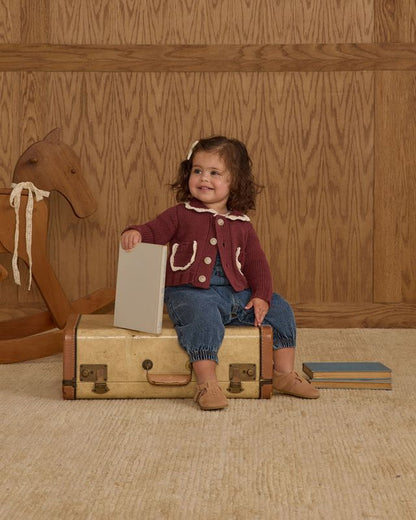 Rylee+Cru Collared Cardigan