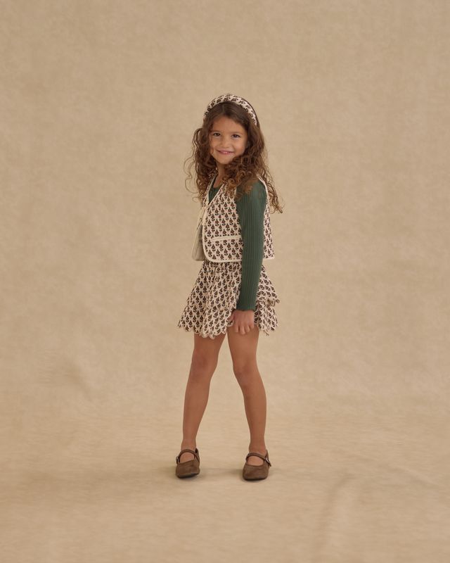 Rylee+Cru Rose Mini Skirt
