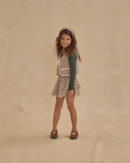 Rylee+Cru Rose Mini Skirt