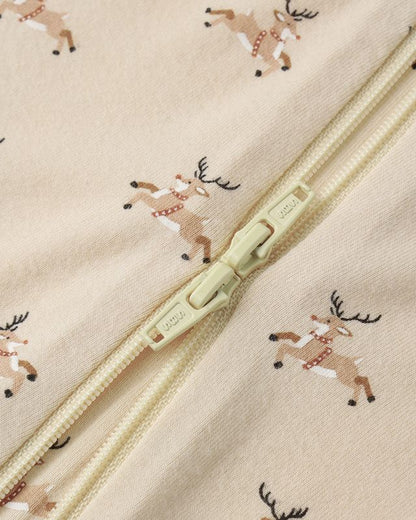Quincy Mae Bamboo Zip Footie