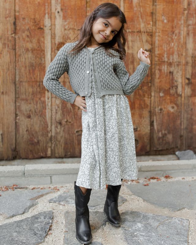 Rylee+Cru Ella Cardigan - Forest