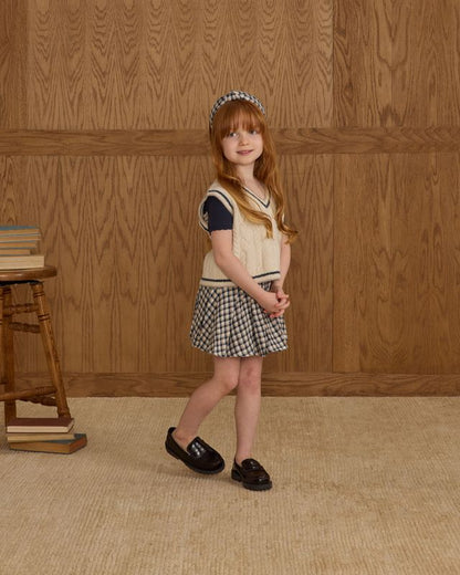 Rylee+Cru Pleated Mini Skirt