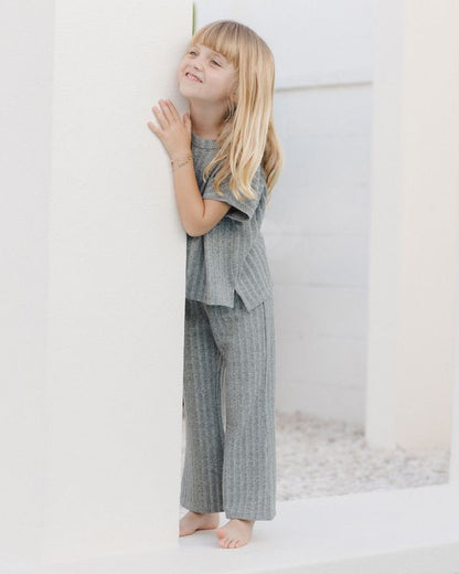 Rylee+Cru Cozy Rib Knit Set - Eucalyptus