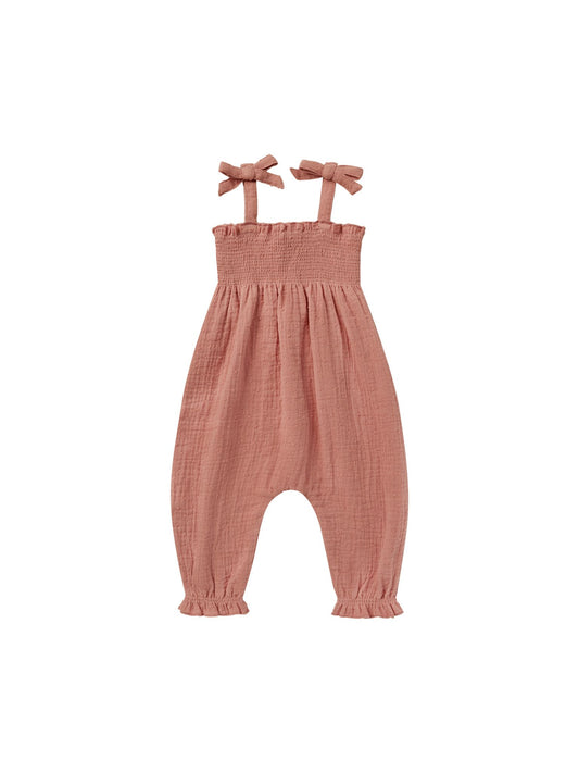 Rylee + Cru Sawyer Jumpsuit - Lipstick