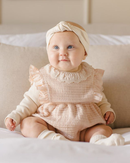 Quincy Mae Ruffle Bubble Romper