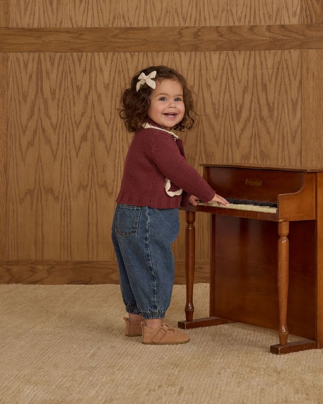 Rylee+Cru Collared Cardigan