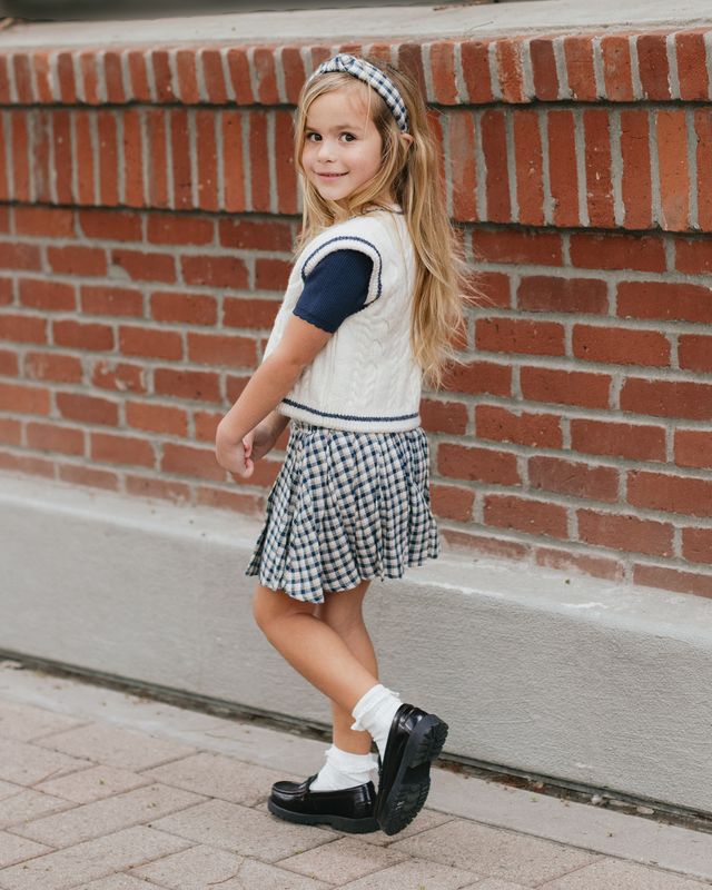 Rylee+Cru Pleated Mini Skirt