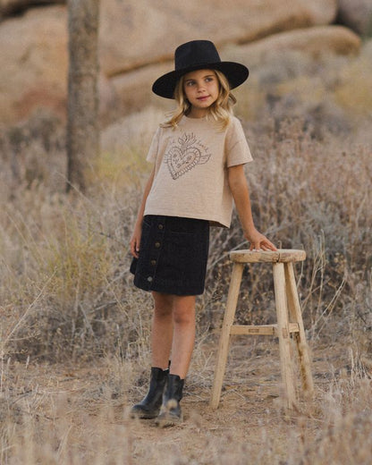 Rylee + Cru Boxy Tee Wild Heart