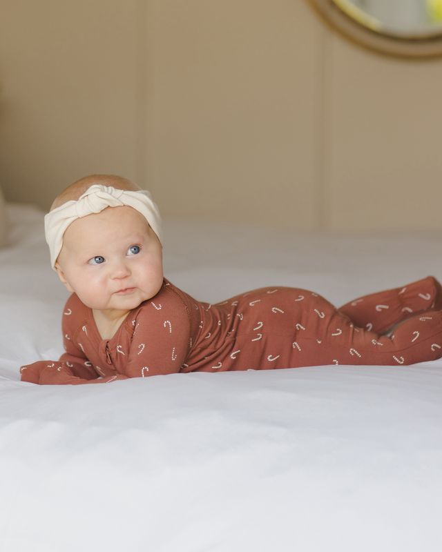Quincy Mae Bamboo Zip Footie