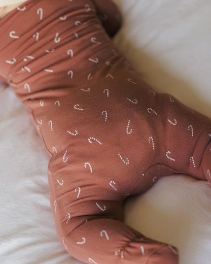 Quincy Mae Bamboo Zip Footie