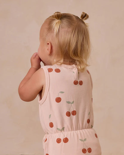 Rylee+Cru Cinch Playsuit - Cherries