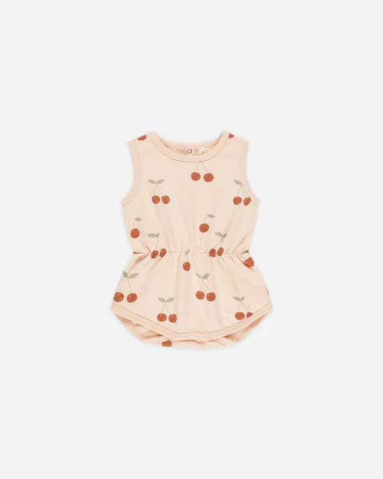 Rylee+Cru Cinch Playsuit - Cherries