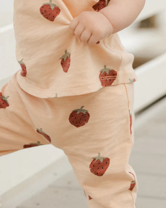 Rylee + Cru Tank + Slouch Pant Set - Strawberries