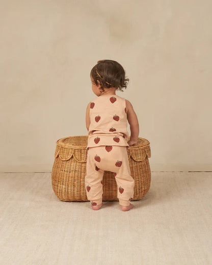 Rylee + Cru Tank + Slouch Pant Set - Strawberries