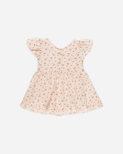 Rylee+Cru Lilia Romper - Cherries