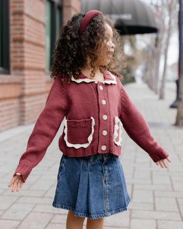 Rylee+Cru Collared Cardigan