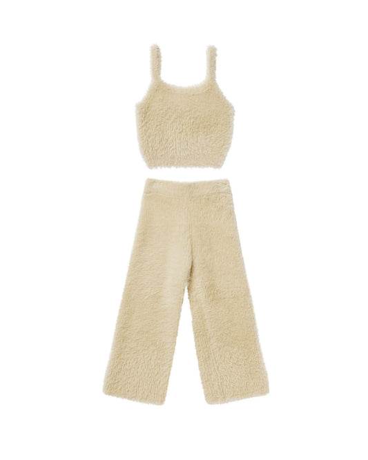 Rylee+Cru Fuzzy Knit Lounge Set