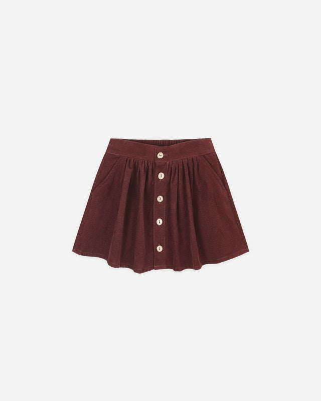 Rylee+Cru Button Front Mini Skirt