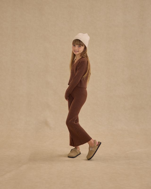 Rylee+Cru Flare Knit Pant