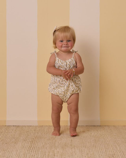 Rylee+Cru Nala Romper - Lemons