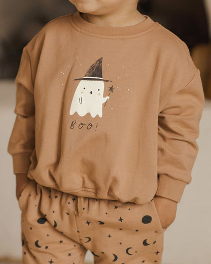 Relaxed Fleece Sweatshirt - Boo