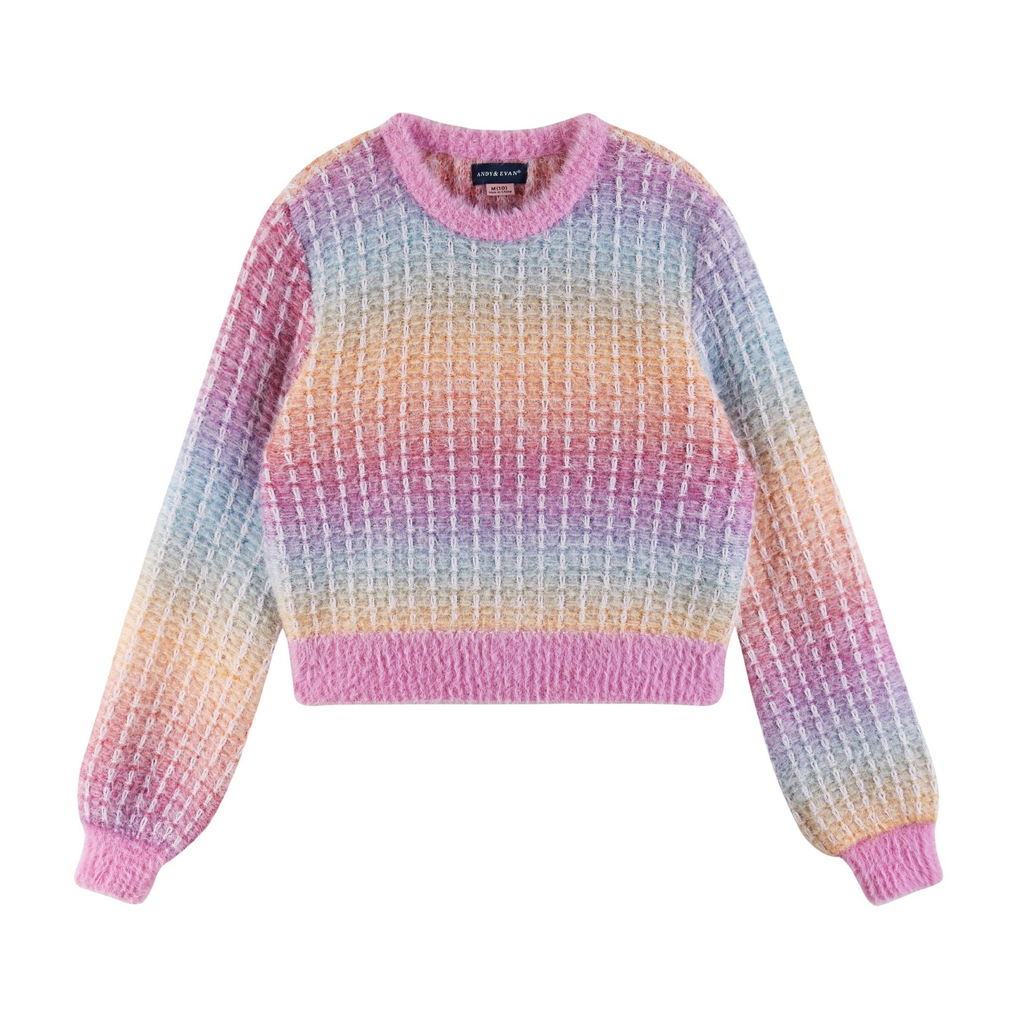 Andy & Evan - Cropped Ombre Sweater