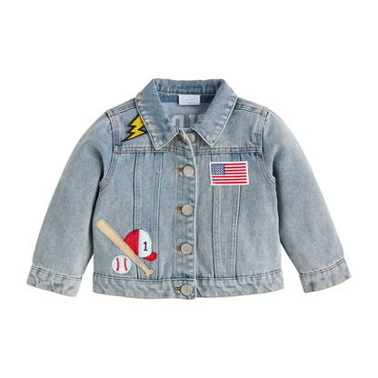 Denim Patch Jacket