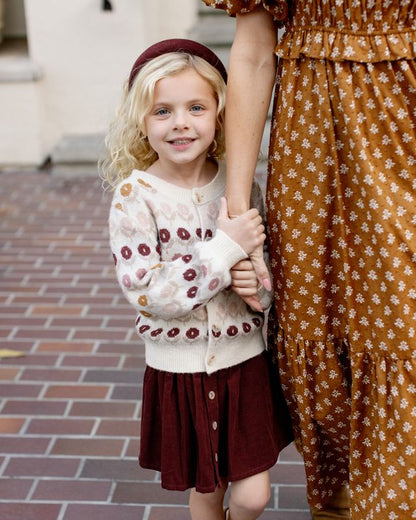 Rylee+Cru Button Front Mini Skirt