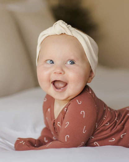 Quincy Mae Bamboo Zip Footie