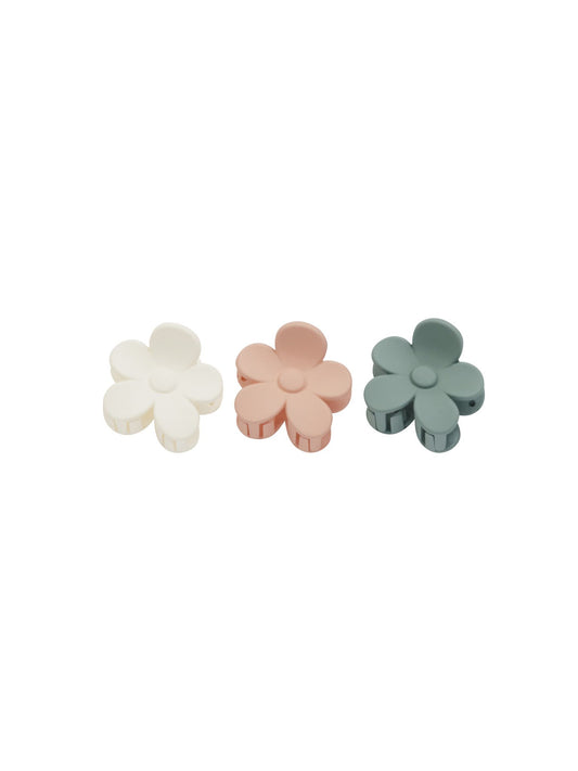 Rylee + Cru Flower Clip Set - Aqua, Ivory, Blush