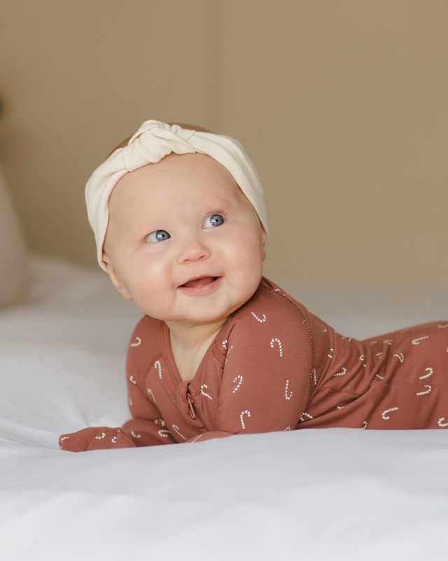 Quincy Mae Bamboo Zip Footie