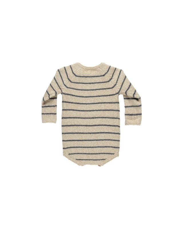 Riggens Romper - Indigo Stripe