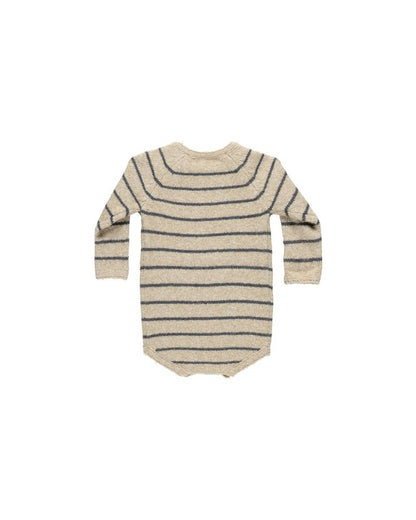 Riggens Romper - Indigo Stripe