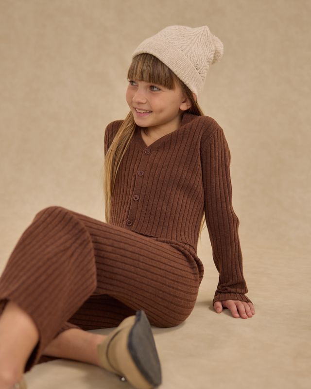 Rylee+Cru Long Sleeve Knit Button Top