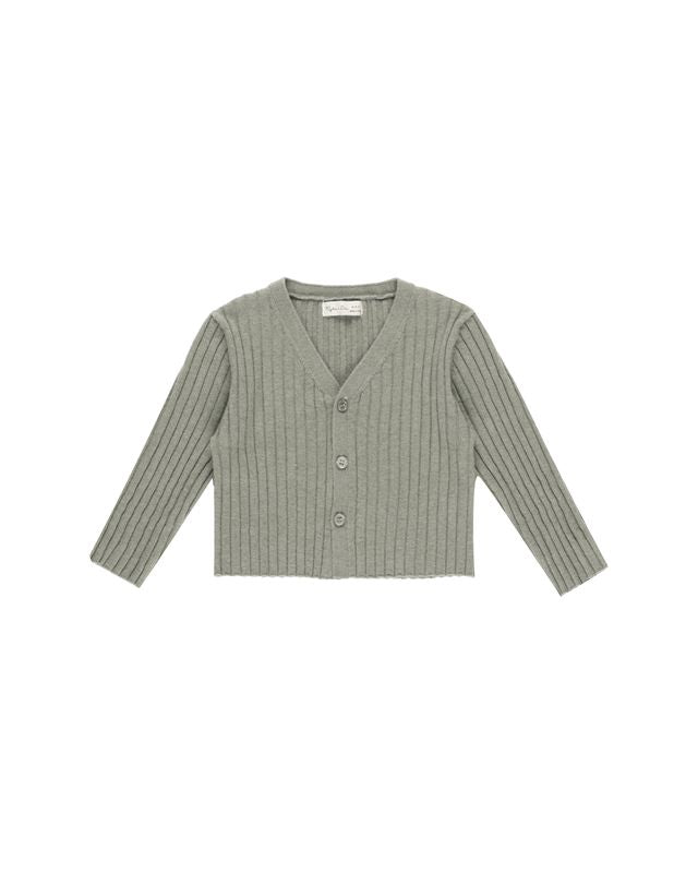 Rylee + Cru Long Sleeve Knit Button Top Laurel