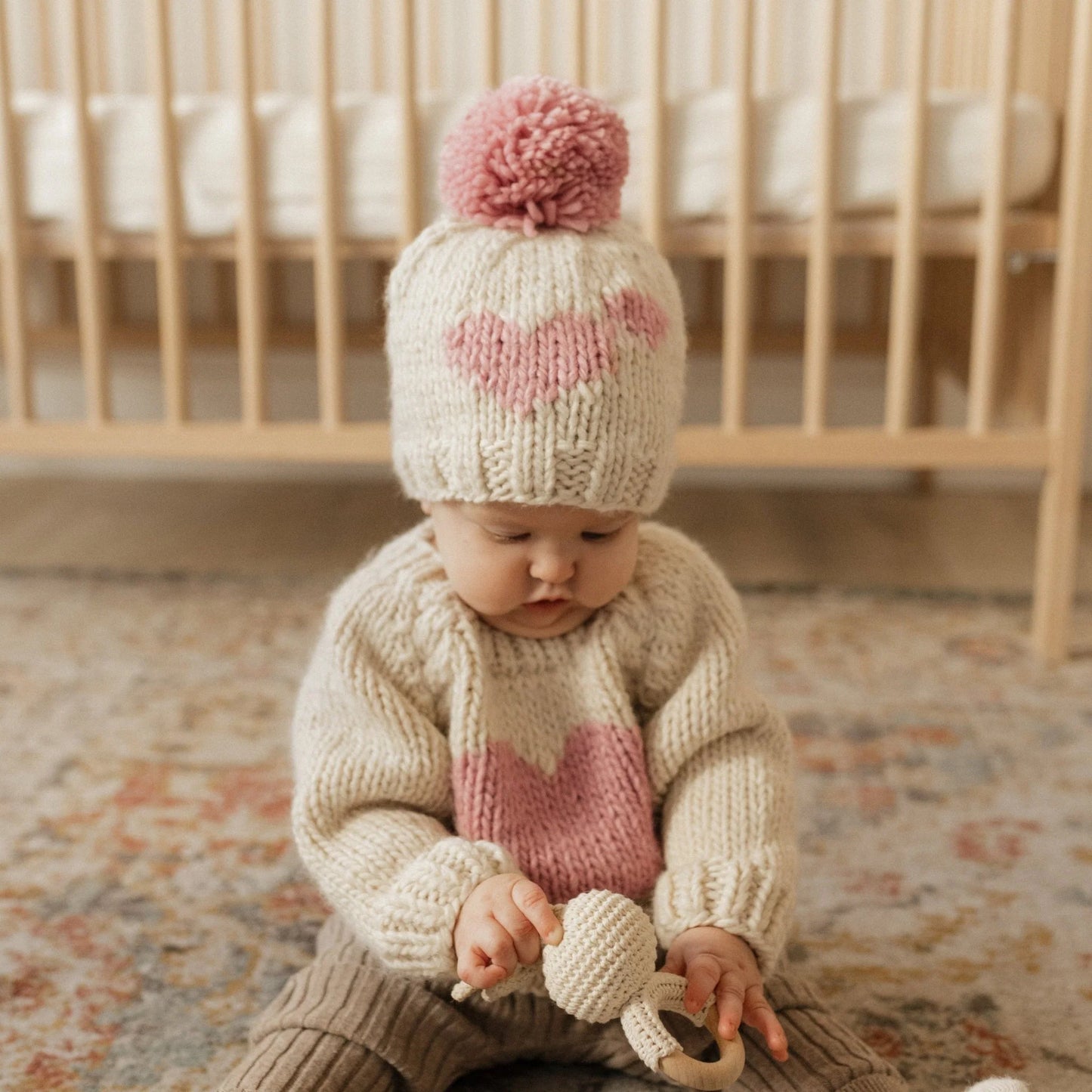 Sweetheart Knit Beanie Hat