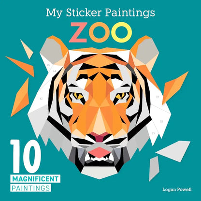 Activity Book - My Sticker Paintings: Zoo