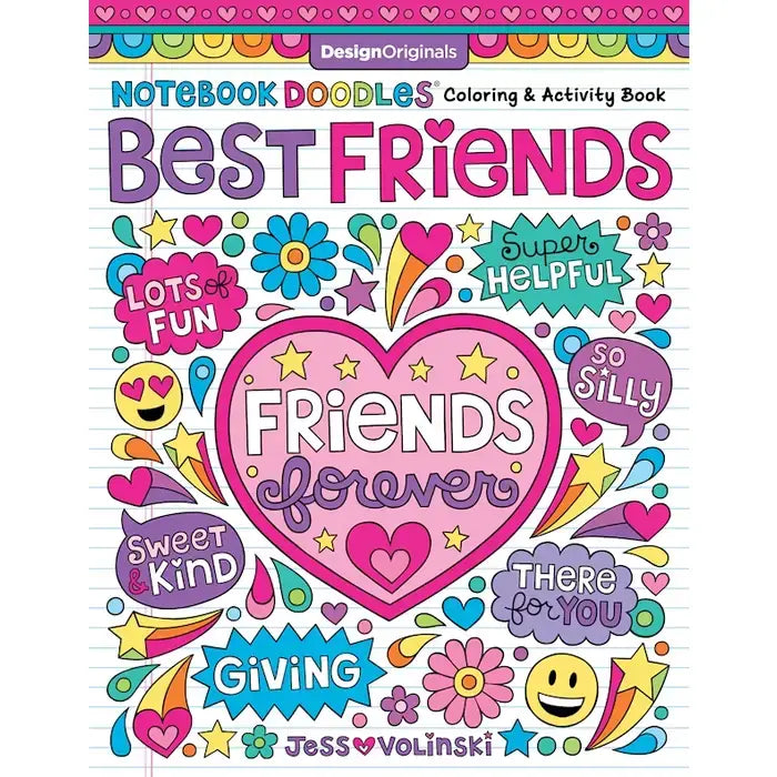 Coloring Book - Notebook Doodles Best Friends